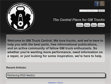 Tablet Screenshot of gmtruckcentral.com